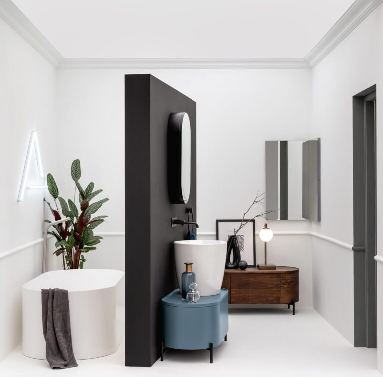 Render bagno moderno Petrelli Design